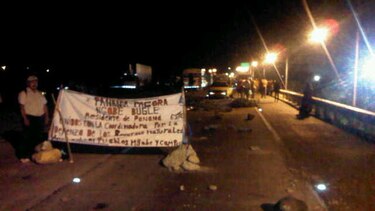 Indígenas cerraron hasta la medianoche la Panamericana