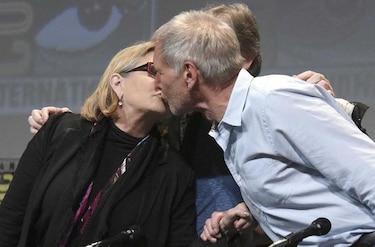 Carrie Fisher y Harrison Ford tuvieron un romance en la vida real