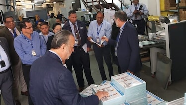 Imprimen las primeras 100 mil boletas para las elecciones del 5 de mayo