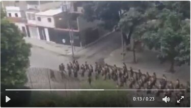 Video: 'Quisiera degollar con un puñal de acero a un maldito guarimbero', gritan militares en Venezuela durante entrenamiento
