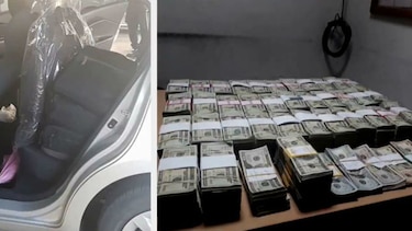 Decomisan más de 2 millones de dólares; hay tres aprehendidos