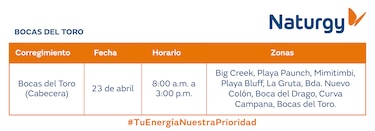 Trabajos de mantenimiento en la red eléctrica del 20 al 26 de abril de 2026