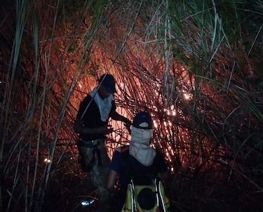 Incendio en un cerro de Los Andes afecta cerca de 10 hectáreas