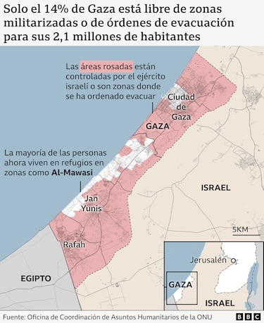 ‘¿A dónde vamos? ¿Nos lanzamos al mar?’: la desesperación de los gazatíes ante el plan de Israel de tomar el control de Ciudad de Gaza