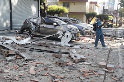 Heridos y edificios derrumbados en la ciudad colombiana de Quibdó por el terremoto