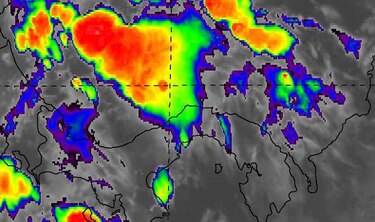 Onda tropical produce aguaceros en el Caribe; zona de convergencia afecta al resto del país