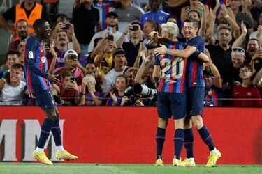 El Barcelona gana 4-0 al Real Valladolid con doblete de Lewandowski