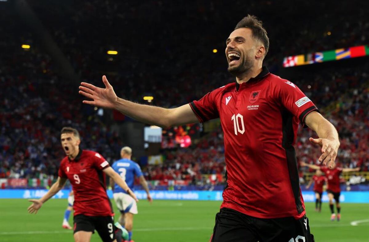 Bajrami marca el gol más rápido de la historia de la Eurocopa a los 23 ...