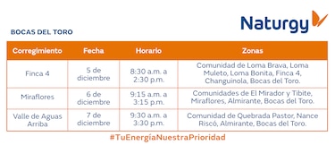 Trabajos de mantenimiento en la red eléctrica del 2 al 8 de diciembre de 2024
