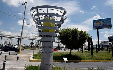 Árboles artificiales contra la contaminación atmosférica en México