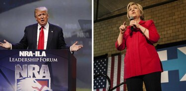 Donald Trump y Hillary Clinton acentúan división en tema de armas