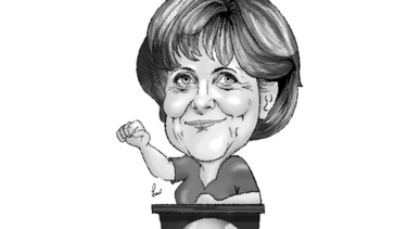 Merkel, líder moral de Occidente