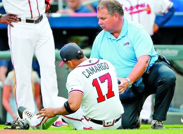 Camargo, a la lista de lesionados