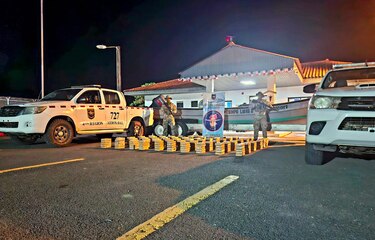 Senan decomisa 300 kilos de cocaína en las inmediaciones de Boca de Parita, en Herrera
