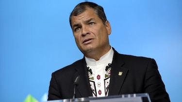 Rafael Correa cree que existe una 'conspiración en marcha' en Ecuador