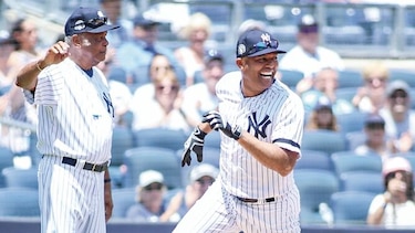 Mariano Rivera se luce con los Yankees