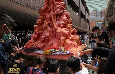 Artista danés contrata abogado para recuperar estatua de Tiananmen en Hong Kong