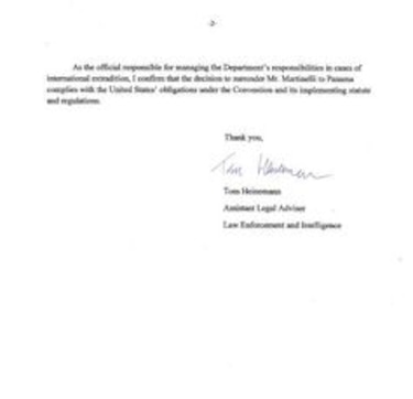 Estados Unidos aprueba la extradición de Ricardo Martinelli a Panamá