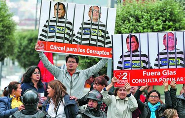 Vicepresidente de Ecuador, a prisión preventiva