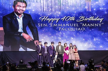 Manny Pacquiao celebra sus 40 años 'más fuerte y más rápido'
