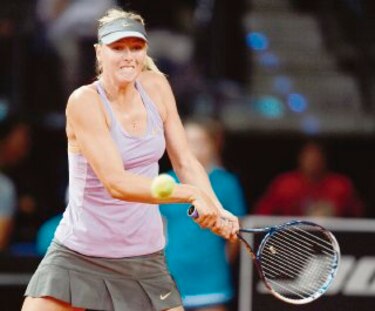 Sharapova reina por tercera vez en Stuttgart