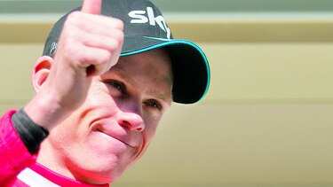 Chris Froome, con rotura de escafoides, abandona la Tirreno Adriatico
