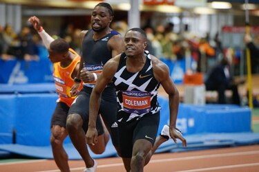 Velocista Coleman gana los 60 metros planos en campeonato de Atletismo de Spokane