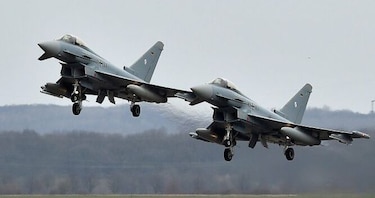 Muere un piloto al tocarse en vuelo dos aviones Eurofighter en Alemania