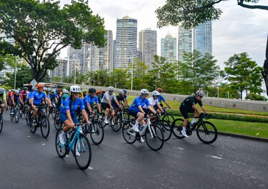 Más de cinco mil pedalistas presentes en el Gran Fondo Océano a Océano Panamá 2023