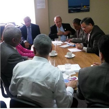 Expresidente Ricardo Martinelli participa en reuniones del Parlacen en Guatemala