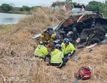 Un muerto y un herido tras accidente vial en Los Santos