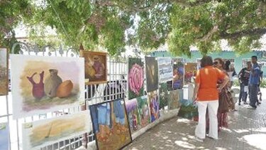 Festival de arte en el parque reunió a 75 pinceles locales