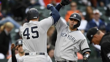 Yankees alcanzan victoria ante los Orioles 8-4