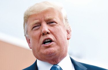Trump advierte un colapso en el mercado si es llevado a juicio
