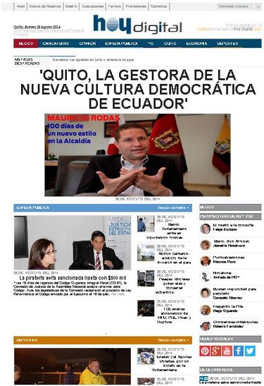 SIP: Atropello a la libertad de expresión la intervención a diario Hoy en Ecuador