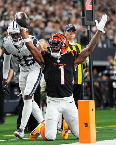 Burrow guía a los Bengals a triunfo sobre Cowboys en cierre de la semana 14