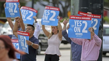 Florida legalizó la marihuana terapéutica y California la aprueba para uso recreativo