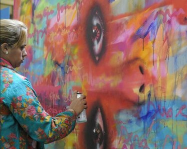 Panmela Castro y sus grafitis contra la violencia doméstica
