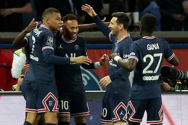 París SG derrota al Marsella en el ‘Clásico’ para acariciar el título
