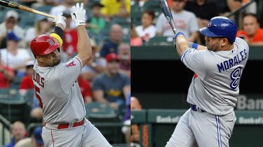 Pujols y Morales en la cúspide de la ofensiva en Grandes Ligas