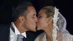 Multitudinaria boda de Keylor Navas y Andrea Salas en Costa Rica