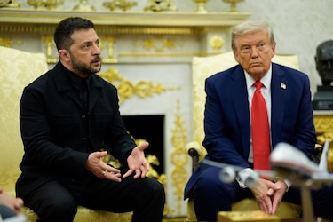 Trump dice que quiere ver ‘qué sucede’ en la reunión bilateral entre Zelenski y Putin