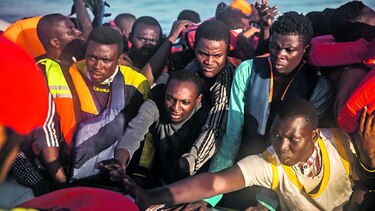 Aumentan los rescates de migrantes en el Mediterráneo