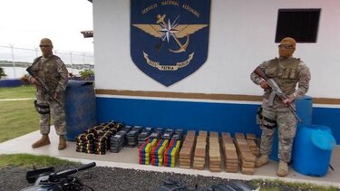 Senan se incauta de 257 paquetes de droga en Los Santos