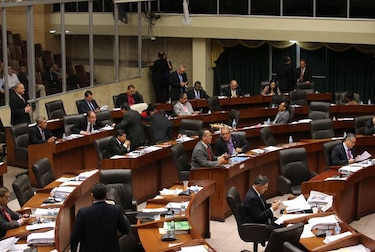 Agenda de leyes, en pausa