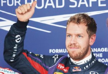 Vettel lucirá en 2014 el número uno y el cinco el resto de su carrera