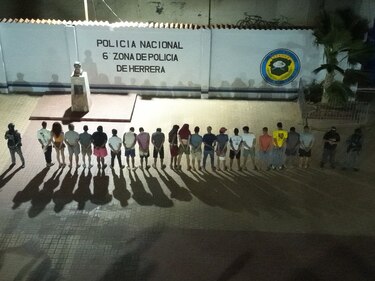 Operativo antidrogas en Azuero deja 20 aprehendidos tras 18 allanamientos en Herrera y Los Santos