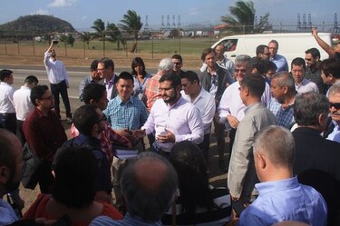 Empresas realizan recorrido por futura ruta del cuarto puente sobre el Canal