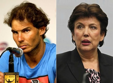 Exministra francesa es condenada a indemnizar a Rafael Nadal