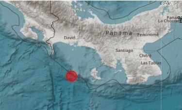 Un sismo de magnitud 6.9 cerca de isla Coiba estremece a Chiriquí 